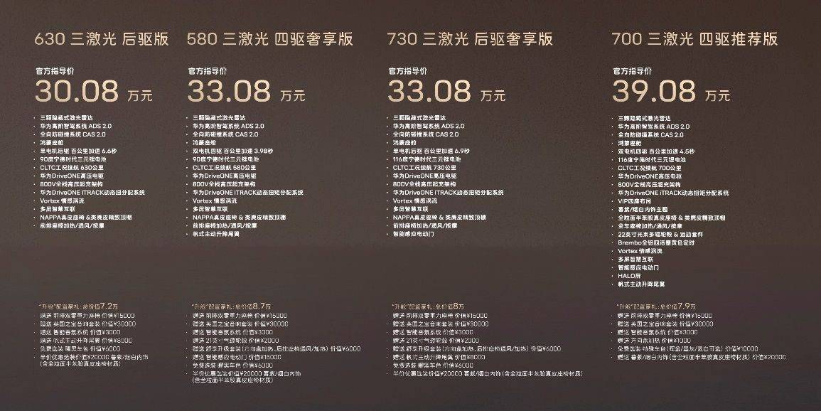 阿維塔11 2024款30.08萬元起全面升艙