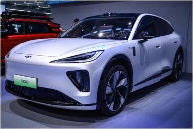 奇瑞品牌攜旗下首款新能源量產概念車E06亮相北京車展