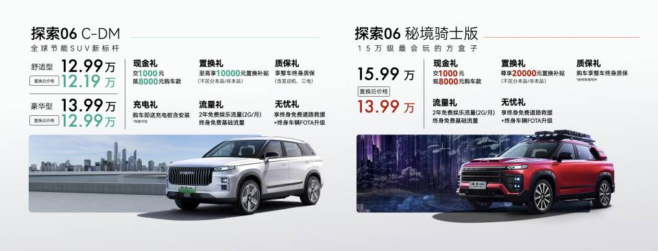 探索06秘境騎士版&探索06 C-DM北京車展上市