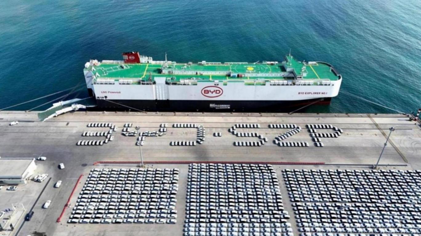 中國汽車出口量或再拿第一,“自主五強”占比多少?