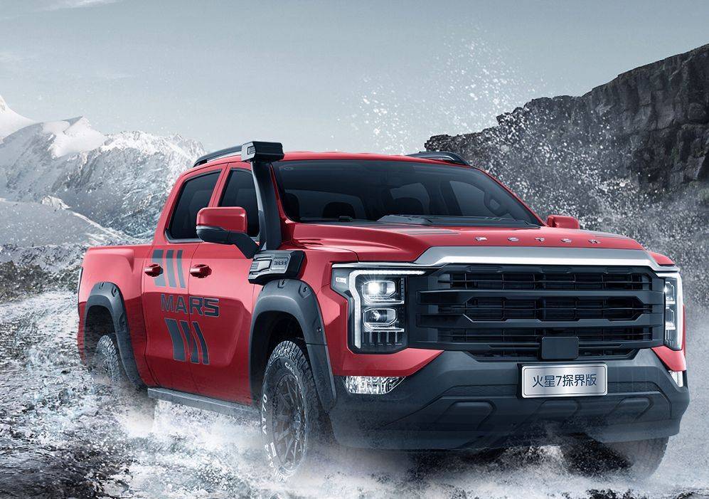 越野裝備一車配齊,火星7探界版四驅8AT15.98萬起