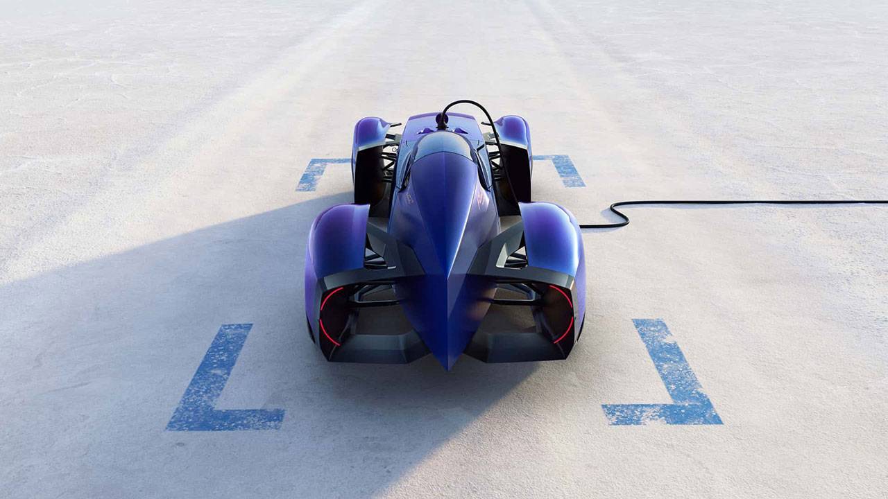 雷諾為續航打造概念車,極致輕量化,極致地風阻!形似蝙蝠車!