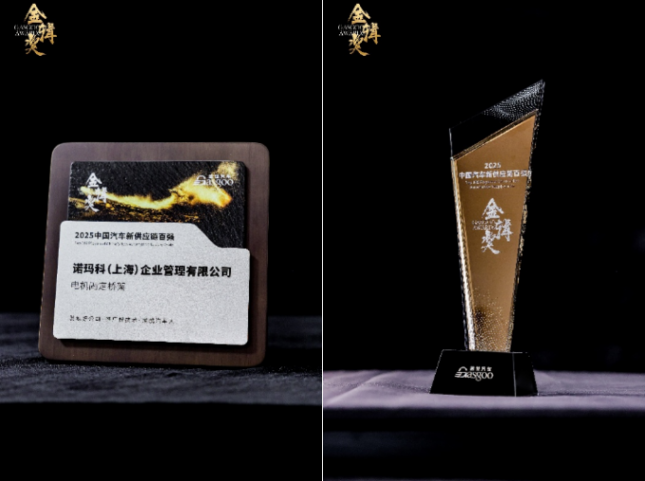 再創(chuàng)佳績,諾瑪科憑借電機(jī)固定橋架榮獲2025年蓋世汽車金輯獎 再創(chuàng)佳績,諾瑪科憑借電機(jī)固定橋架榮獲2025年蓋世汽車金輯獎